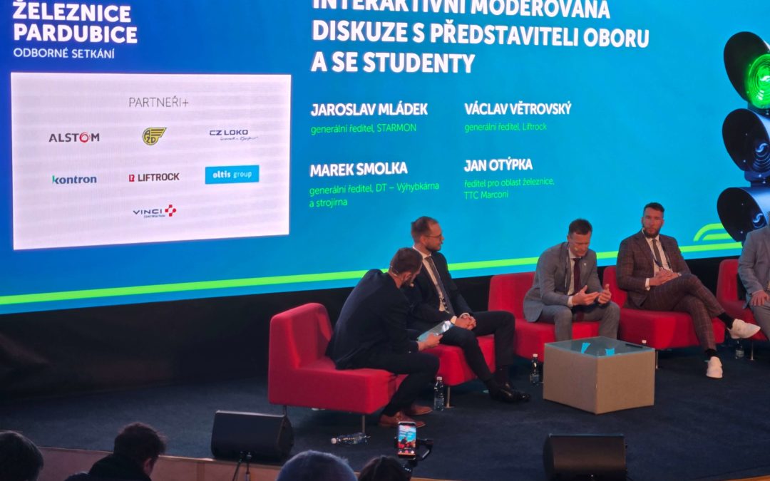 Železnice Pardubice 2026: Václav Větrovský a&nbsp;Martin Sklenář v&nbsp;debatách o&nbsp;budoucnosti oboru