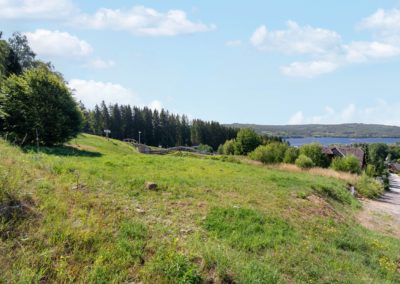 Lipno nad Vltavou – sjezdovka a centrum z výšky