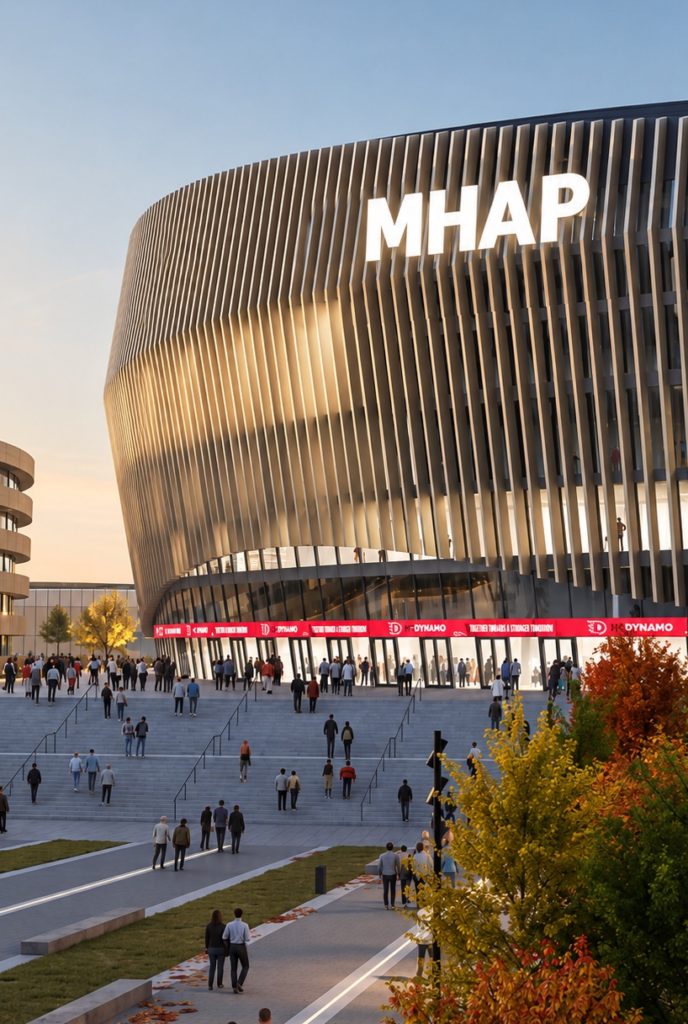 Multifunkční aréna Pardubice – vstup Vizualizace vstupu do Multifunkční arény Pardubice